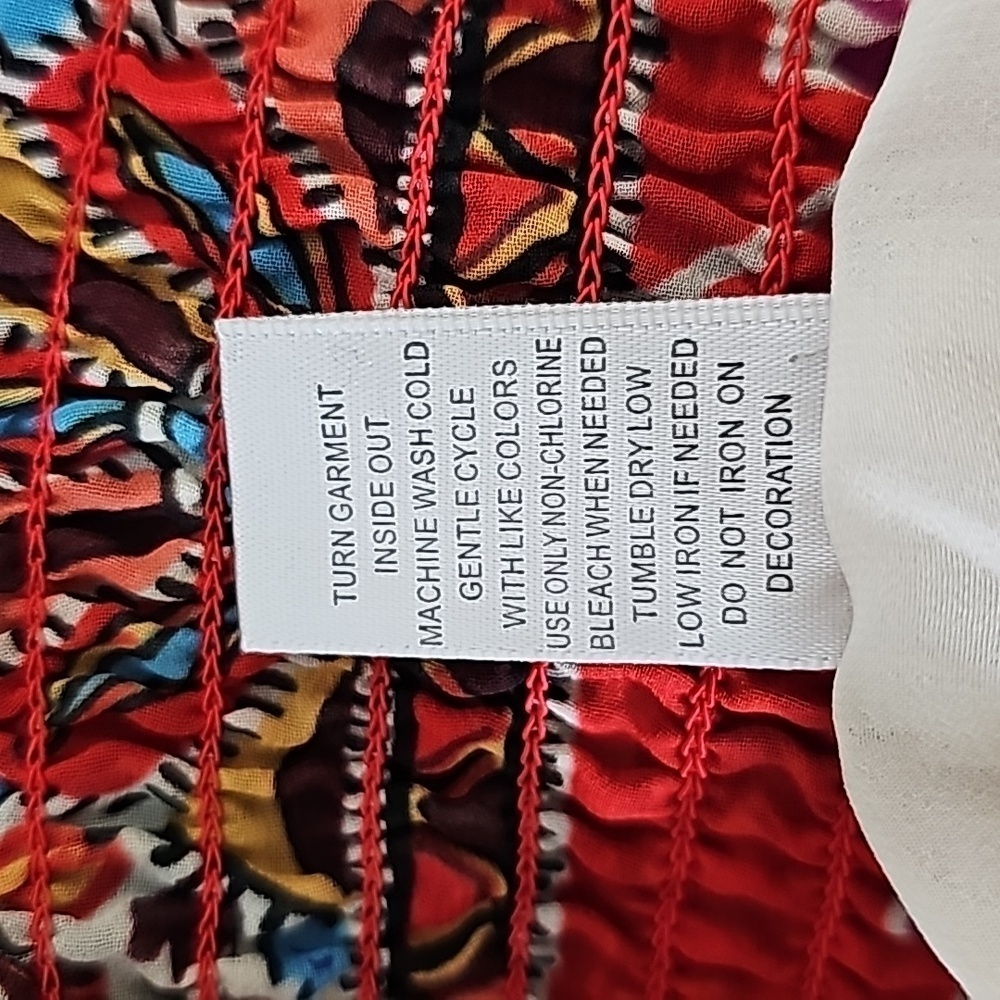 Cache Multicolor Tiered Peasant Skirt Size Sm - image 8